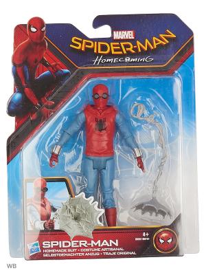 Фигурки паутинный город 15 см Spider-Man. Цвет: синий, лазурный, темно-красный