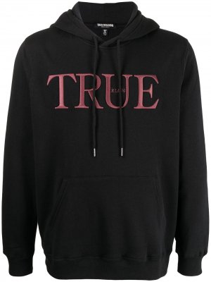 Худи с логотипом True Religion. Цвет: черный
