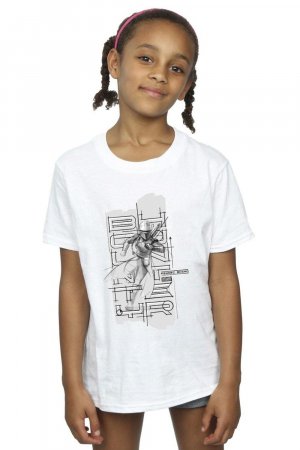 Хлопковая футболка с иллюстрацией «Книга Бобы Фетта Феннека» , белый Star Wars