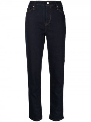 Прямые джинсы с пятью карманами Armani Exchange. Цвет: синий