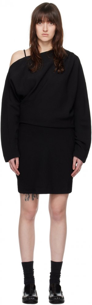 Черное мини-платье Holly RU Wynn Hamlyn