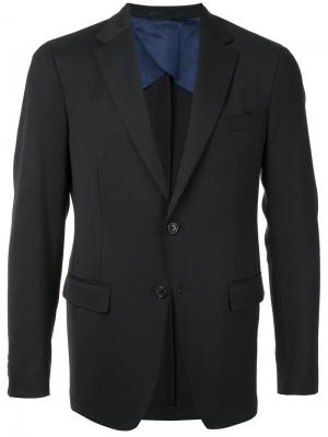 Классический пиджак Estnation. Цвет: чёрный