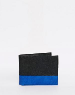 Бумажник колор блок Original Penguin. Цвет: черный