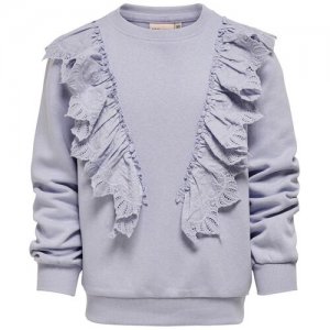 ONLY, пуловер для девочки, Цвет: серый, размер: 134/140 Only. Цвет: серый