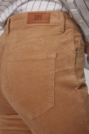 Вельветовые брюки скинни пуш-ап Pedro del Hierro, бежевый Hierro