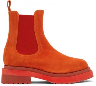 Оранжевые ботинки челси Mike Eckhaus Latta