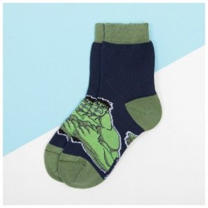 Носки , размер 29, зеленый Marvel. Цвет: зеленый