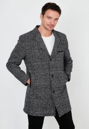 Классическое пальто SLIM FIT , цвет black plaid Buratti