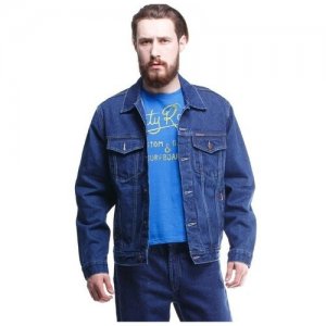 Куртка джинсовая 12062SW 4XL Синий Montana. Цвет: синий
