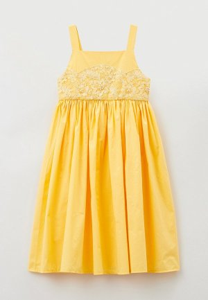 Платье Bonjour Bebe Valencia Dress. Цвет: желтый