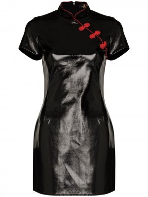 Платье мини Suki De La Vali. Цвет: черный