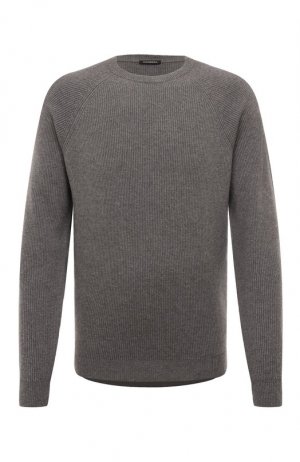 Кашемировый пуловер Canessa. Цвет: серый