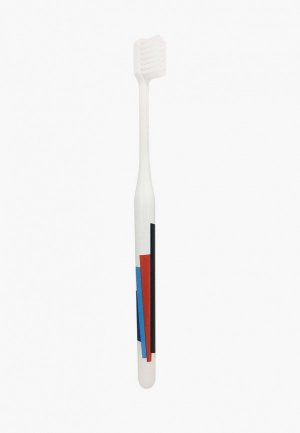 Зубная щетка Montcarotte Malevich Abstraction Brush Collection / «Малевич» из коллекции «Абстракционистов» 12+. Цвет: белый