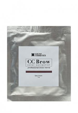 Хна для бровей CC Brow в саше (серо-коричневый), 5 гр. Цвет: коричневый