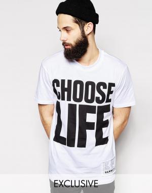 Футболка со слоганом Choose Life эксклюзивно для ASOS Hamnett