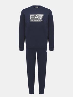 Спортивные костюмы EA7 Emporio Armani. Цвет: синий