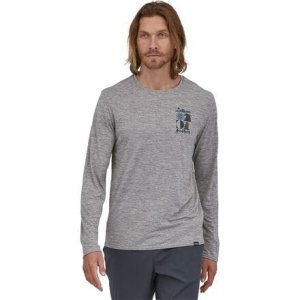 Рубашка с длинными рукавами и Capilene Cool, повседневная мужская , цвет Spirited Seasons: Feather Grey Patagonia