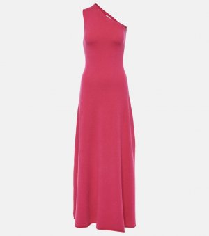 Платье макси n°301 из лебединого кашемира , розовый Extreme Cashmere
