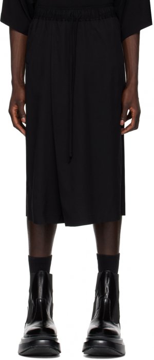 Черные асимметричные брюки Julius