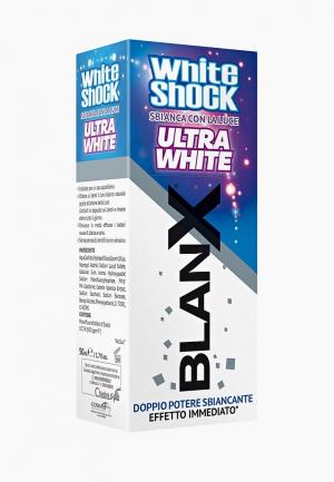 Зубная паста Blanx White Shock Ultra White, 50 мл. Цвет: белый