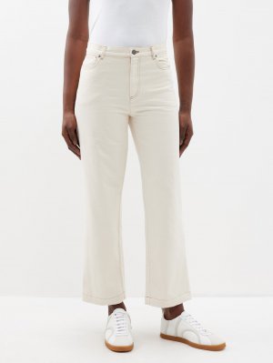 Укороченные джинсы прямого кроя , белый A.P.C.