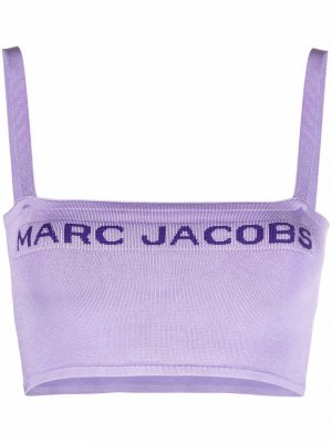 Топ Bandeau вязки интарсия Marc Jacobs. Цвет: фиолетовый