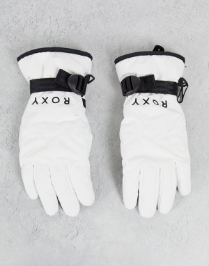 Белые перчатки Jetty-Белый Roxy