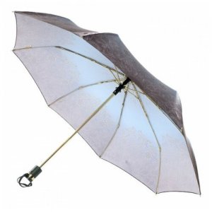 Мини-зонт TRUST, автомат, 3 сложения, для женщин, серый Trust. Цвет: серый