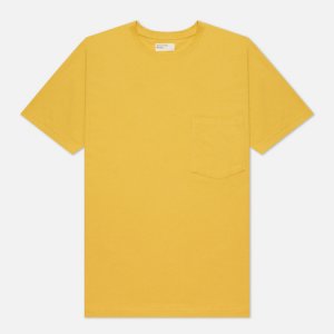 Мужская футболка Big Pocket Save That Jersey Universal Works. Цвет: жёлтый