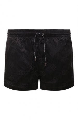 Плавки-шорты Dolce & Gabbana. Цвет: чёрный