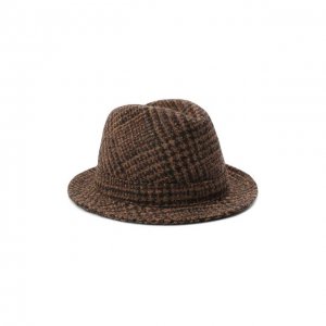 Шерстяная шляпа Dolce & Gabbana. Цвет: коричневый