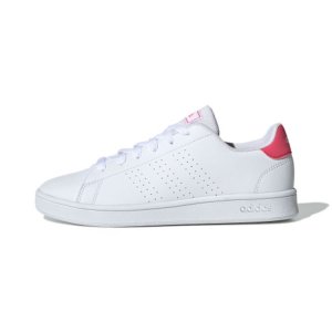 Детские кроссовки adidas Advantage J White Real Pink Cloud-White EF0211