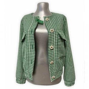 Пиджак, размер 42, зеленый Lorani. Цвет: зеленый