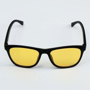 Солнцезащитные очки , черный Мастер К.. Цвет: желтый
