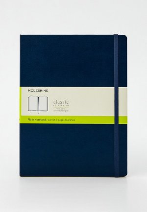 Блокнот Moleskine CLASSIC XLarge, 19х25 см, 192 страницы. Цвет: синий