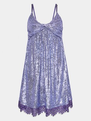 Коктейльное платье свободного кроя, фиолетовый PLEASE