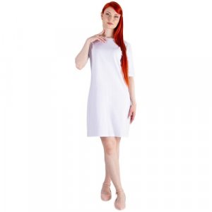 Платье , размер 170-108(54), белый TREND. Цвет: белый