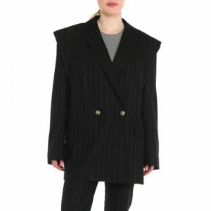 Пиджак , размер 44, черный Versace Jeans Couture. Цвет: черный