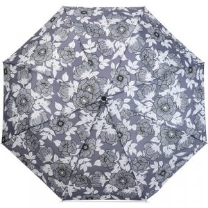Мини-зонт , серый LABBRA. Цвет: серый/светло-серый