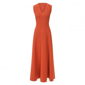 Платье-миди Casasola. Цвет: оранжевый