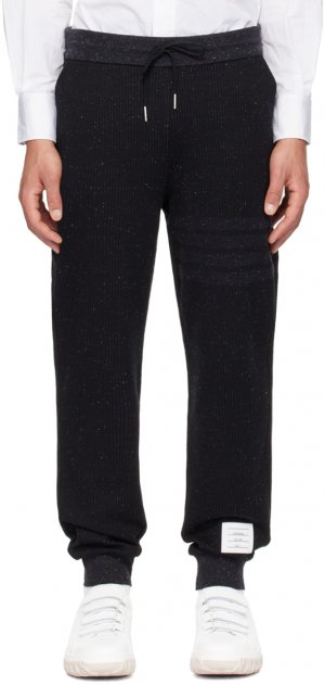 Черные полосатые спортивные штаны Thom Browne