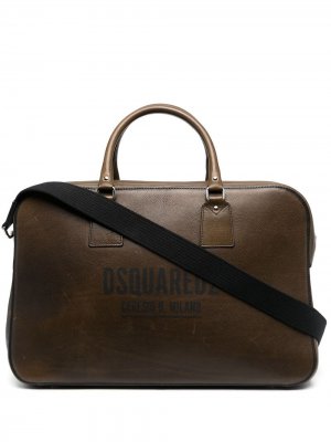 Дорожная сумка с логотипом Dsquared2. Цвет: зеленый