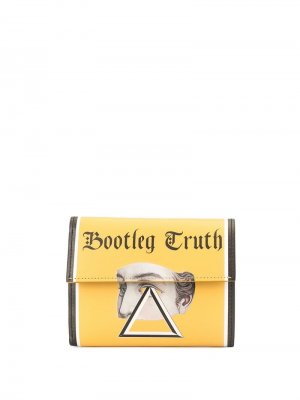 Складной бумажник Bootleg Truth Undercover. Цвет: желтый