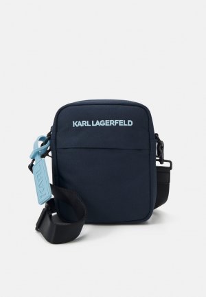 Сумка через плечо PASS CROSSBODY UNISEX KARL LAGERFELD, цвет black iris Lagerfeld