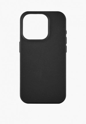 Чехол для iPhone uBear 15 Pro  Capital Case , MagSafe совместимый, натуральная кожа,. Цвет: черный