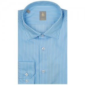 Рубашка , размер 46, голубой JACQUES BRITT. Цвет: голубой