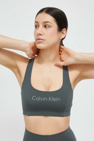 Спортивный бюстгальтер Essentials , зеленый Calvin Klein Performance