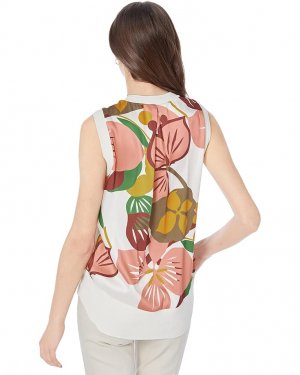Топ Tamian Woven Back Knit Tank Top, белый Ted Baker