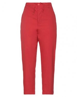 Укороченные брюки VIRNA DRÒ®. Цвет: красный