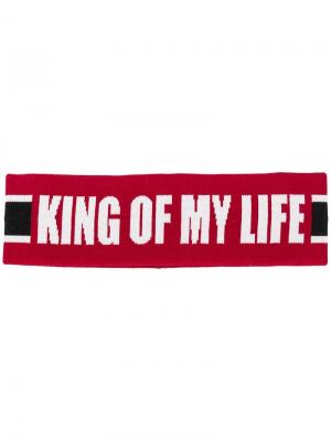 Повязка на голову King of My Life Dolce & Gabbana. Цвет: красный